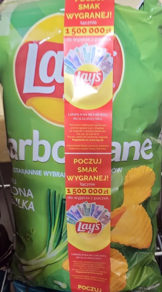 Lay's Karbowane zielona cebulka