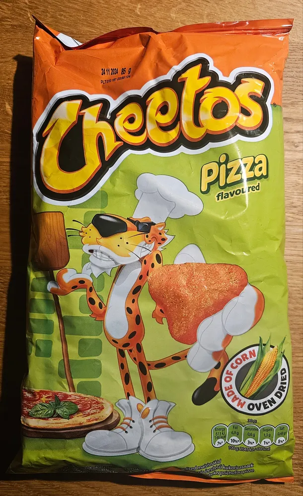 Pizza flavoured