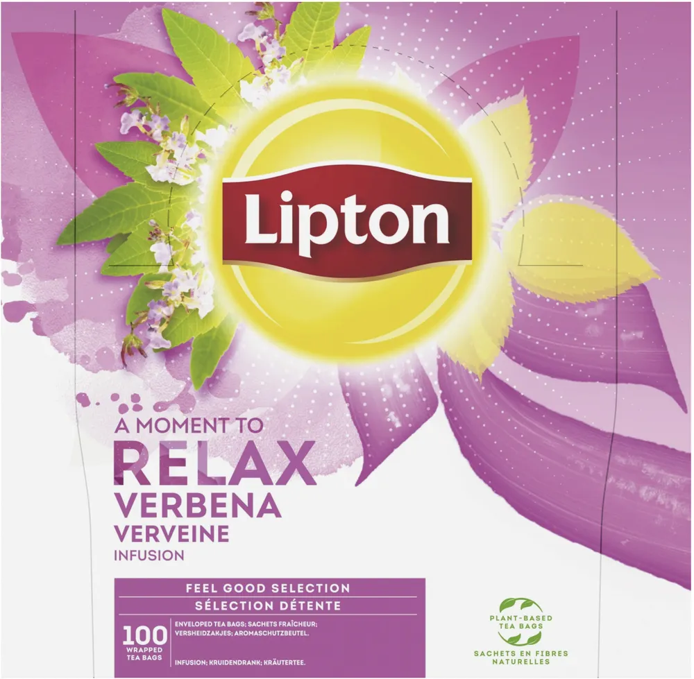 Lipton Infusion Verveine 100 sachets fraîcheur