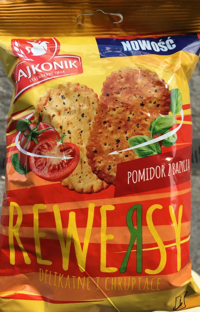 Rewersy pomidor z bazylia