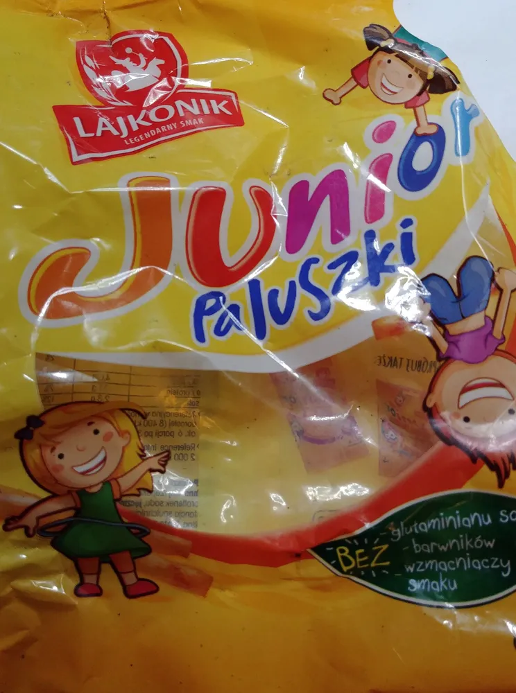 Paluszki o smaku waniliowym