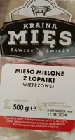 Mięso mielone z łopatki wieprzowej