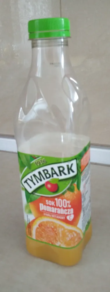 Tymbark Sok pomarańczowy 100% 1l