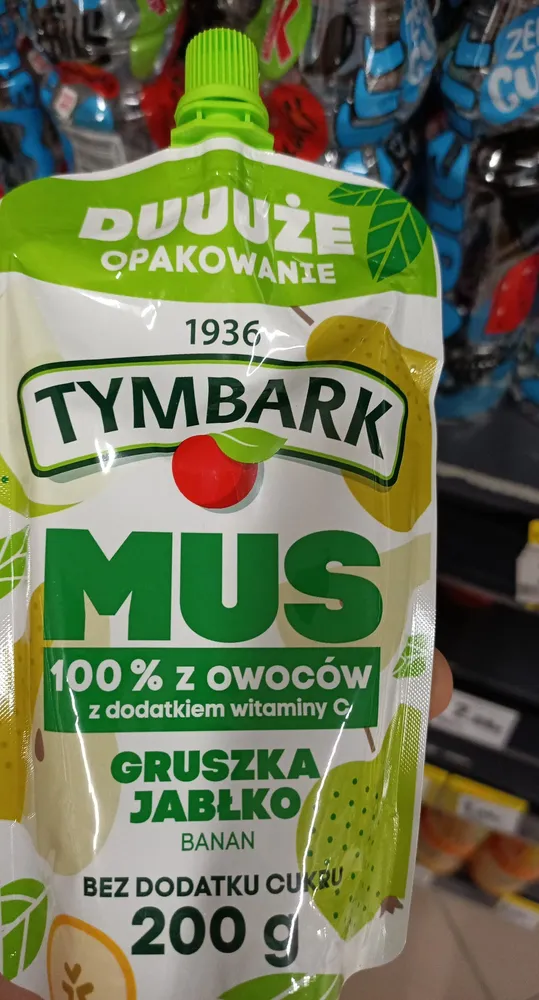 Mus gruszka jabłko banan