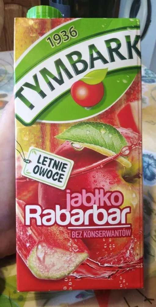 Tymbark Jablko Rabarbar Napój 1 l
