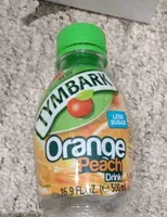Orange peach less sugar drink