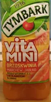 Sok z brzoskwiń, marchwi i jabłek z dodatkiem witamin C i E.