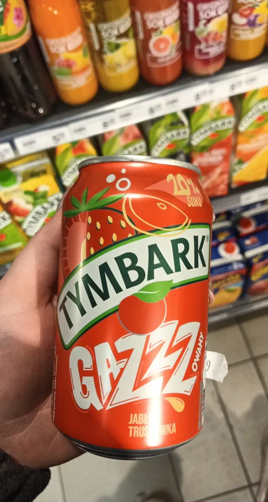 Gazzzowany Jabłko Truskawka