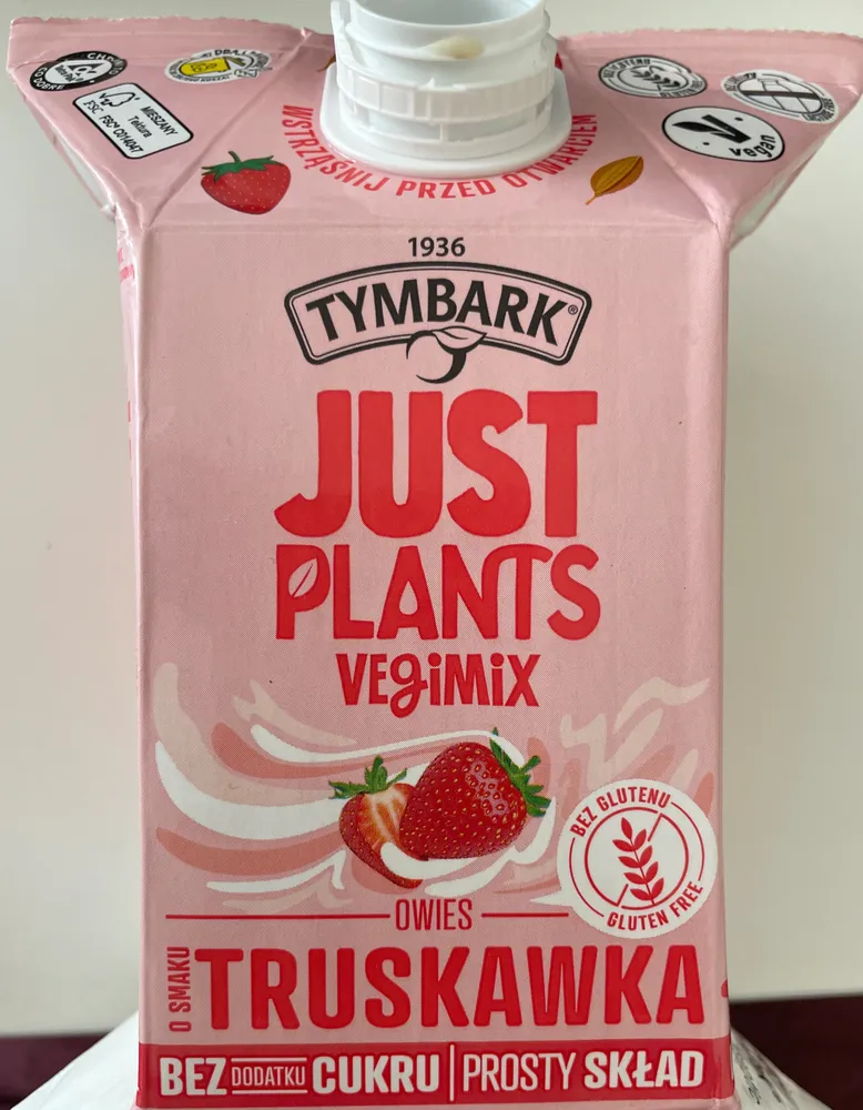 Just Plants Vega Mix Owies Truskawka