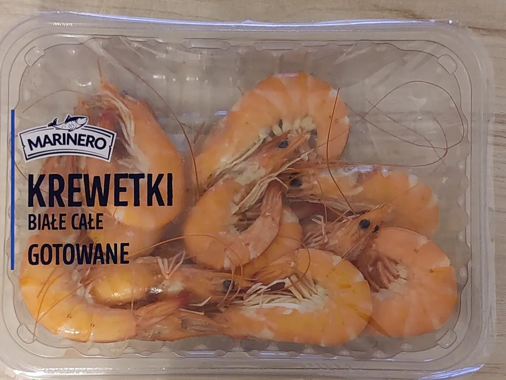 Krewetki Białe Całe Gotowane