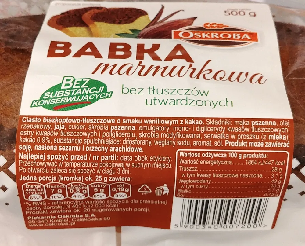 Babka marmurkowa