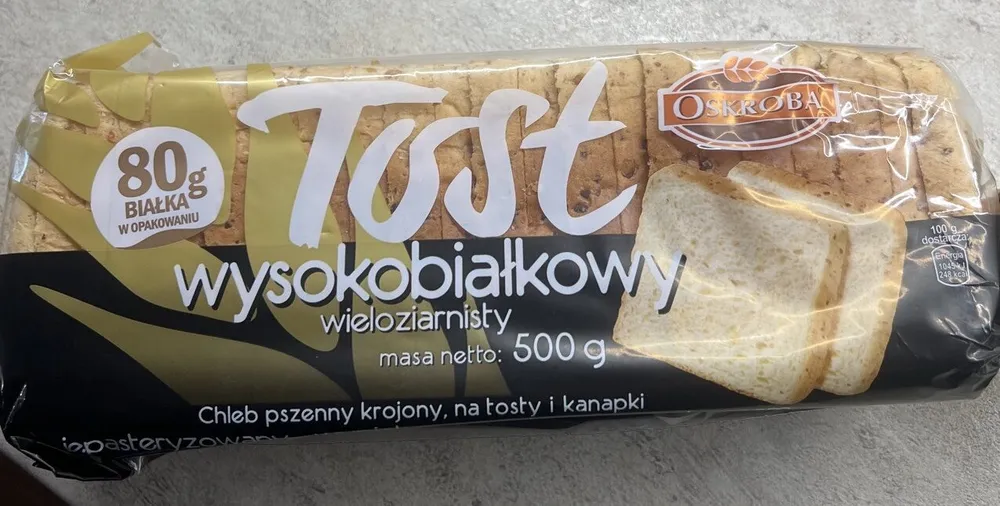 Chleb tostowy wysokobiałkowy