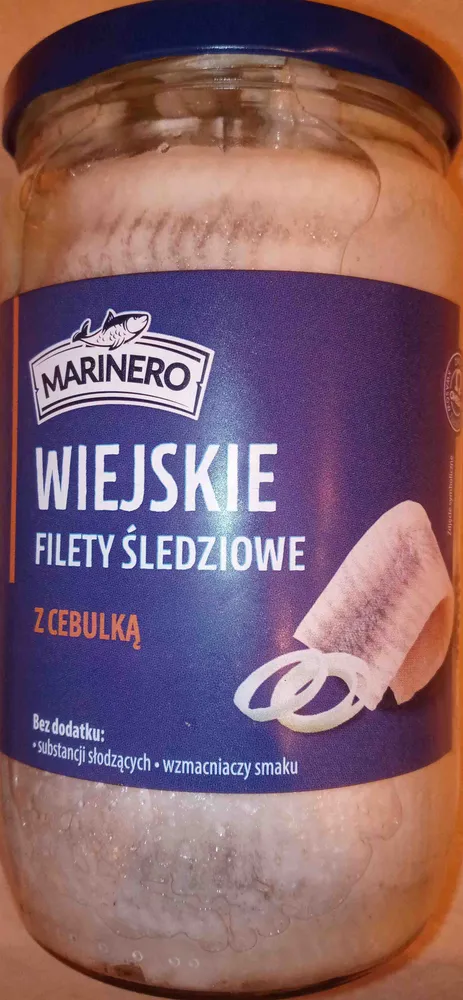 Wiejskie filety śledziowe z cebulką