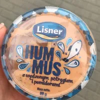 Hummus z wędzonym pstrągiem