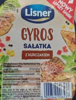 Gyros sałatka z kurczakiem