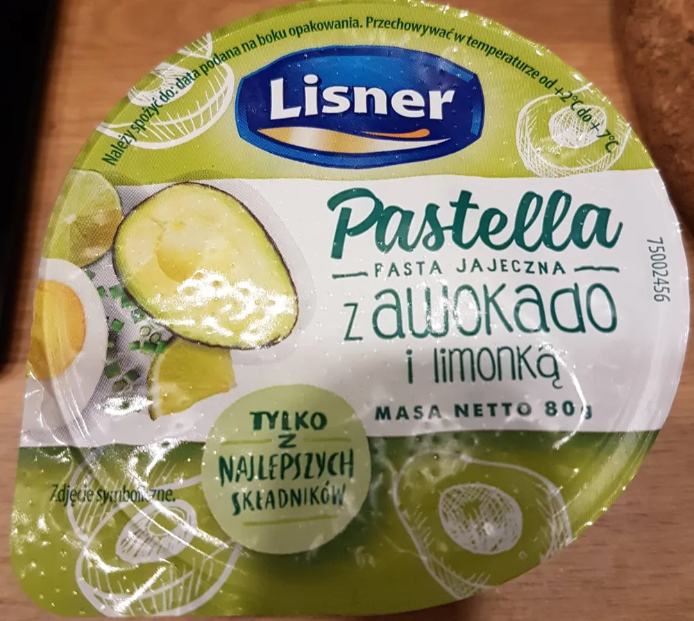 Pasta jajeczna z awokado i limonką