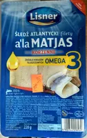 Śledź atlantycki filety a'la Matjas korzenne