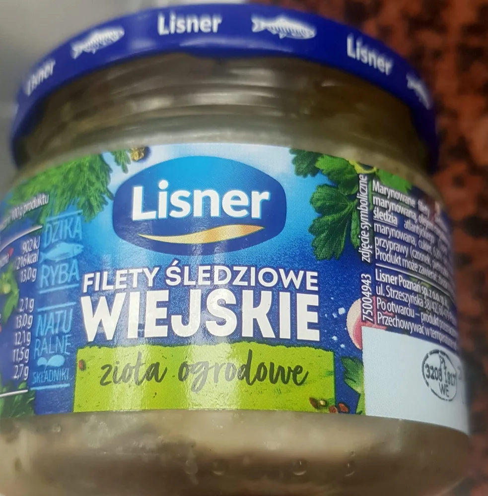 Filety śledziowe wiejskie - zioła ogrodowe