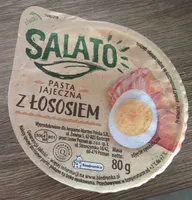 Pasta jajeczna z łososiem
