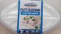 Filety śledziowe w sosie śmietanowym