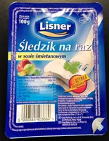 Śledzik na raz w sosie śmietankowym