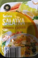 Salatka warzywna z jajkiem