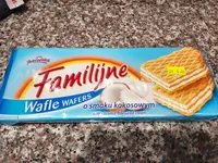 Wafle wafers familijne kokosowe