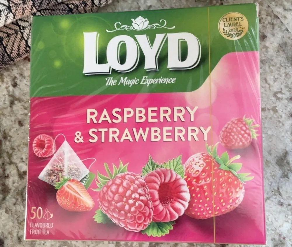 Raspberry and strawberry tea