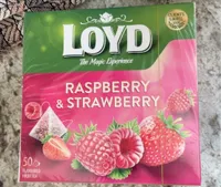 Raspberry and strawberry tea