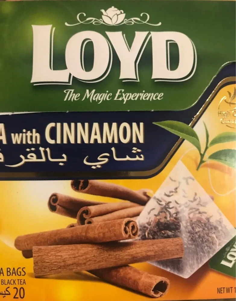 Loyd Black Tea With Cinnamon 20 Tea Bags x