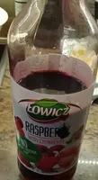 Raspberry with cranberry syrup
