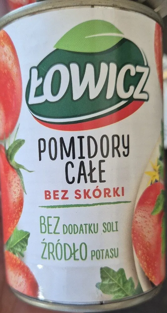 Pomidory całe bez skórki