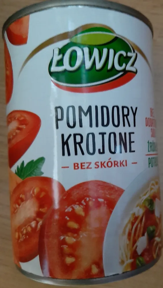 Pomidory krojone bez skórki