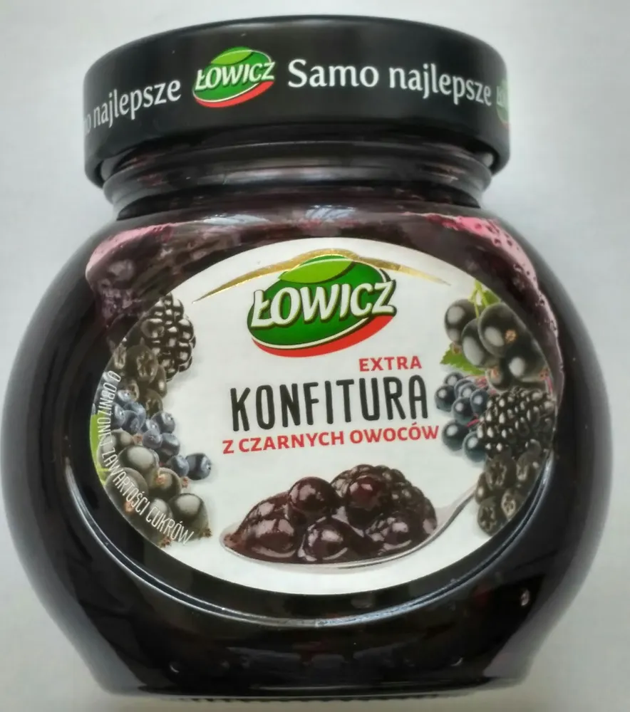 Konfitura z czarnych owoców