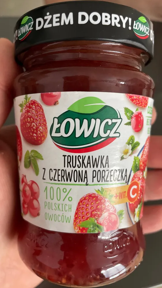 Dżem Dobry! Truskawa z czerwoną porzeczką