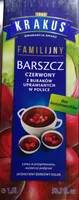 Barszcz czerwony familijny z buraków uprawianych w Polsce