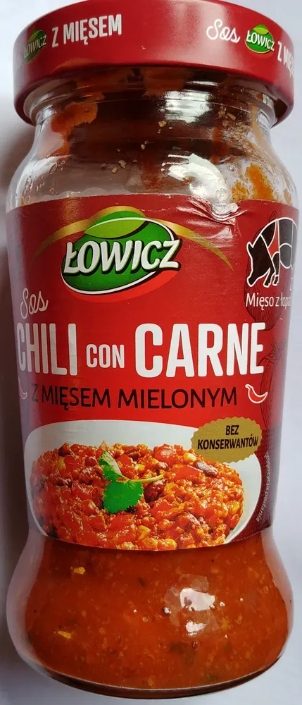 Sos Chili con carne z mięsem mielonym