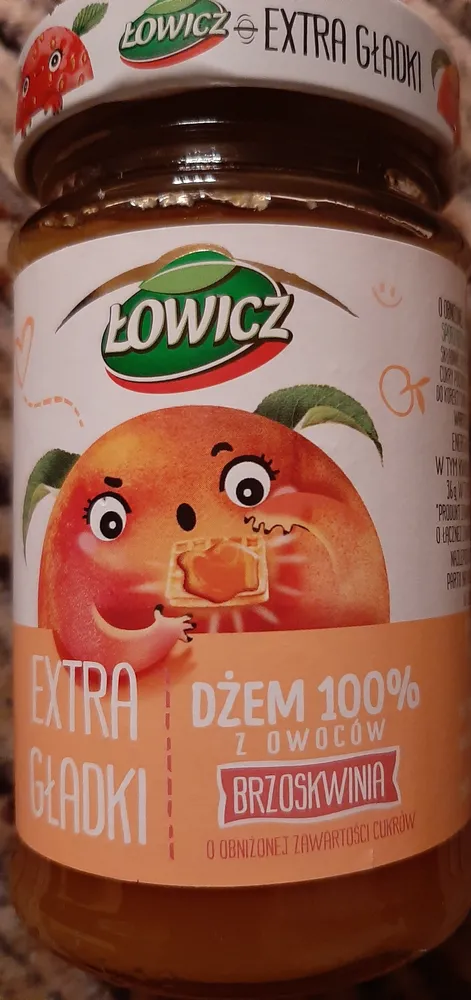 Dżem brzoskwiniowy super gładki