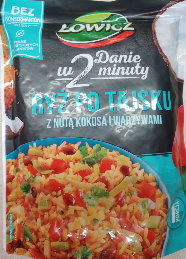 Ryż po tajsku z nutą kokosa I warzywami