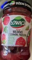 Dżem malinowy z czerwoną porzeczką