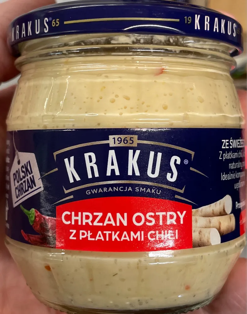 Chrzan ostry z płatkami chili