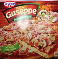Pizza Guseppe z szynką i pieczarkami głęboko mrożona