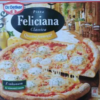 Pizza 4 sery, głęboko mrożona.