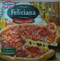 Pizza z salami i chorizo, głęboko mrożona