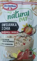 my natural day - Owsianka z chia truskawka - wanilia
