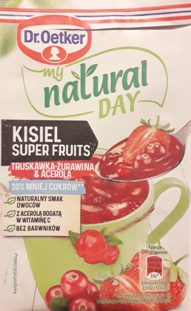 Kisiel truskawka-żurawina & acerola