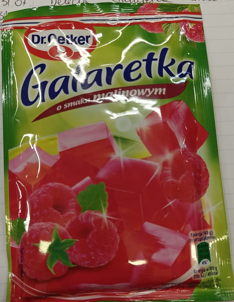 Galaretka Malinowa