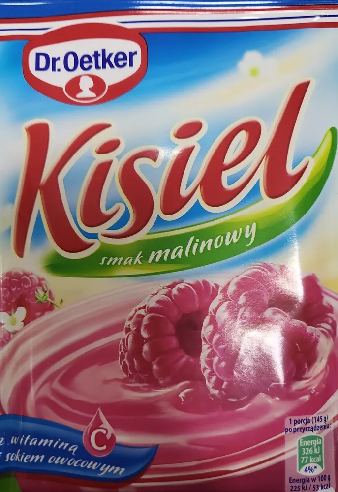 Kisiel, smak malinowy