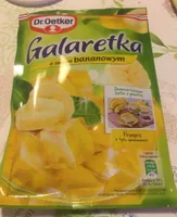 Galaretka o smaku bananowym