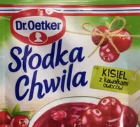 Kisiel z kawałkami owoców